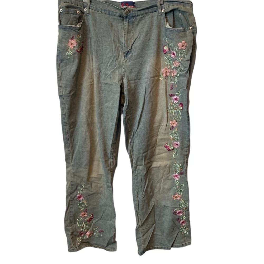 Mwah jeans. Ladies size 20 W. Light blue
